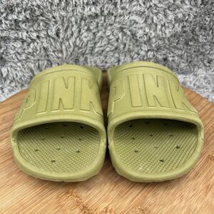 Victoria’s Secret Pink Waterproof Campus Slides Sandals Women's 9 Green